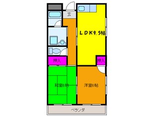 シャトレ－タカヤの物件間取画像